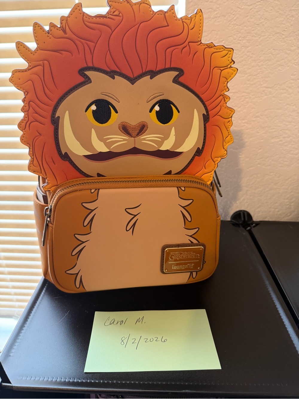 Loungefly fantastic beasts ZouWou backpack.  Lights up.  NWT.